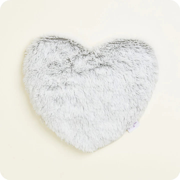 Marshmallow Gray Warmies Heart