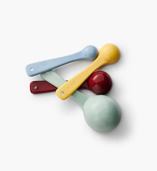 Colorful ceramic measuring spoons