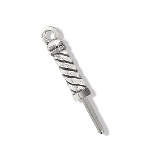 Brighton Memento Heart charm included tiny screwdriver with twisted rope handle for opening locket