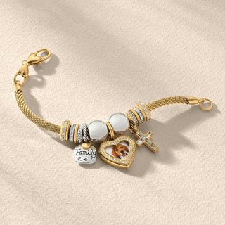 Memento Heart Photo Charm