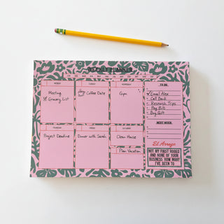 El Arroyo "Mentally in Mexico" Weekly Planner