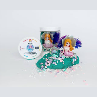 Earth Grown KidDoughs (KidDoughs by EGKD) Toys Mermaid Mini Dough-To-Go