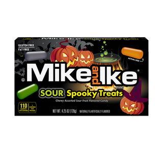 Mike and Ike Sour Spooky Treats Halloween candy theater box, 4.25 oz