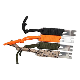Assorted color variants of Mad Man EDC Mini Pry Bars including black, orange, green, and camo styles