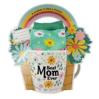 Enesco Drinkware Mom Sock and Mug Set