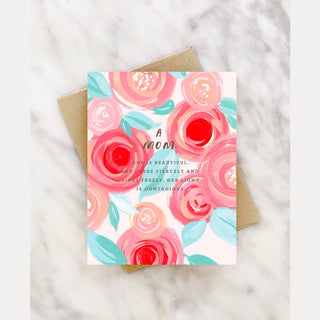 2021 Co. Stationary Mom definition floral mother's day card
