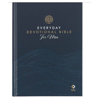 Christian Art Gifts Adult Books NLT Devotional Bible for Men