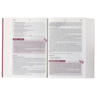 Christian Art Gifts Adult Books NLT Devotional Bible for Women