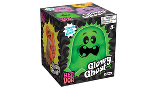 Schylling Nee Doh Glowy Ghost green glow-in-the-dark squishy toy box