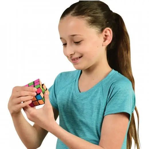 Neon Puzzle Cube