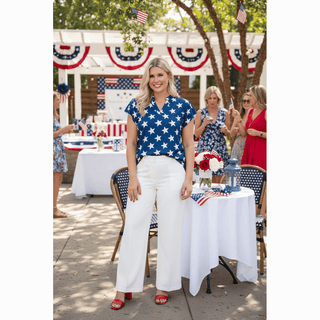 GRACE+EMMA by Southern Grace Women's Tops Nicole Star Top