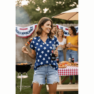 GRACE+EMMA by Southern Grace Women's Tops Nicole Star Top