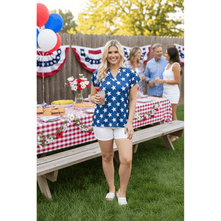 GRACE+EMMA by Southern Grace Women's Tops Nicole Star Top