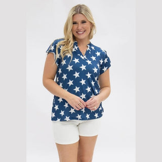 GRACE+EMMA by Southern Grace Women's Tops Nicole Star Top