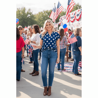 GRACE+EMMA by Southern Grace Women's Tops Nicole Star Top