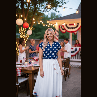GRACE+EMMA by Southern Grace Women's Tops Nicole Star Top