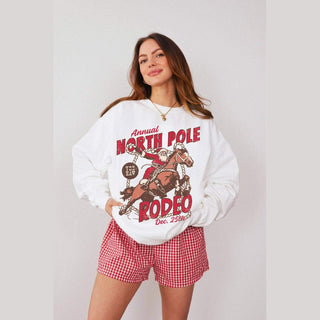 NVC Ecommerce LLC Christmas Clothing North Pole Rodeo Top