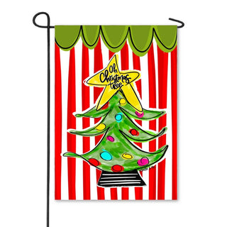 Baxter & Me Garden Oh Christmas Tree Garden Flag