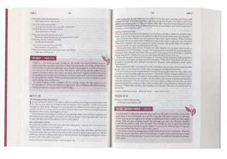 Christian Art Gifts Adult Books NLT Devotional Bible for Women