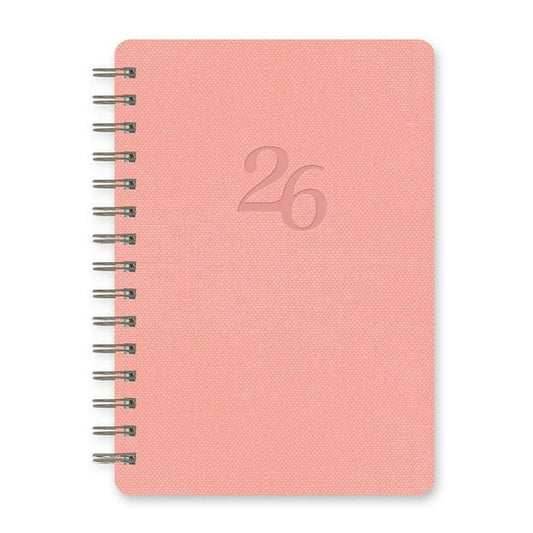 2026 Coral Pink Agatha Planner