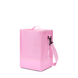 Bogg Original Half Brrr insulated cooler bag in Pink Taffy with shoulder strap