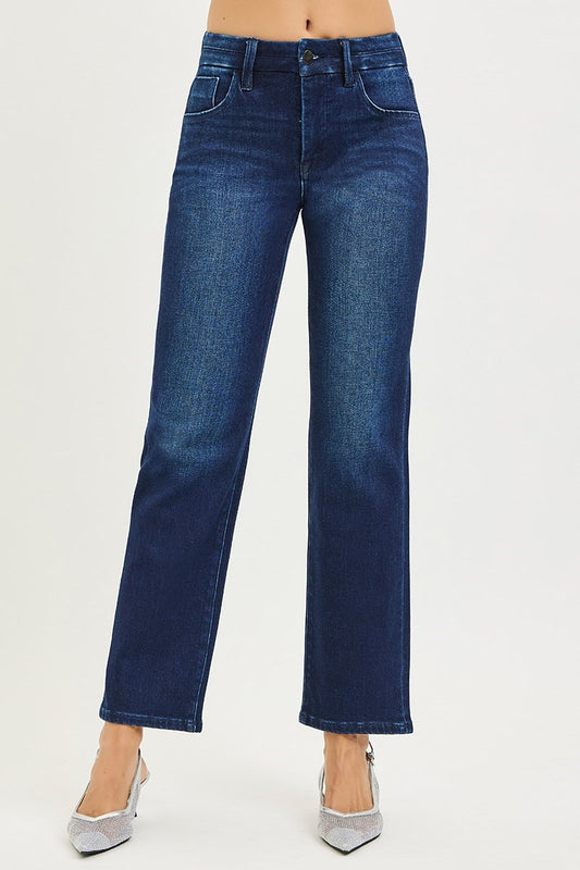 Risen Mid Rise Jeans