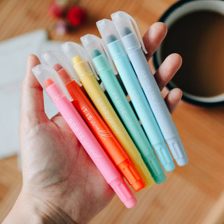 The Daily Grace Co Stationary Pastel Bible Highlighter Set