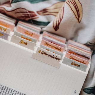 The Daily Grace Co Stationary Pastel Floral Bible Tabs