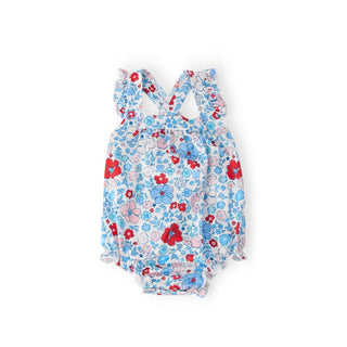 Floral patterned baby romper