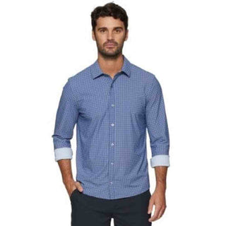 Flag & Anthem Men's Tops Medium / Blue/Black Patton Gingham Journey Shirt