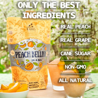 Peach Bellini in a Bag