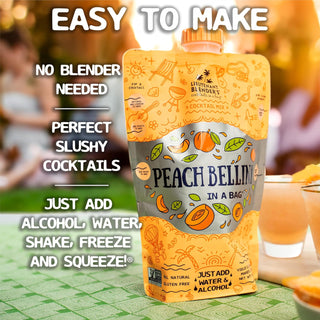Peach Bellini in a Bag