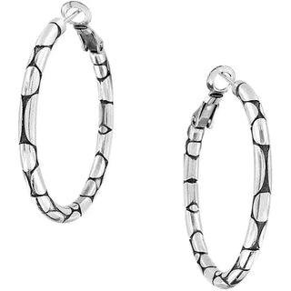 Brighton Women's Earrings Pebble Small Hoop Earrings