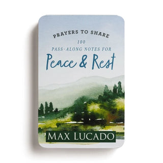 Peace and Rest Prayer Pass-Along Notes