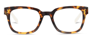 Peepers Aubrey reading glasses in tortoise and white acetate square frame