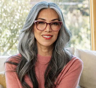 Peepers Buffy Reading Glasses in Cherry/Pink