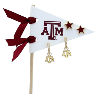 Pennant Pair Earring Set