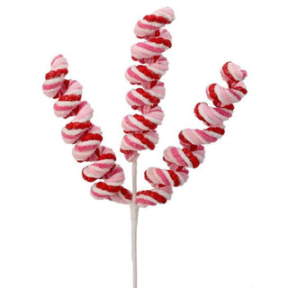 Regency Christmas Picks Peppermint Swirl Pick