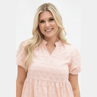 Pink Checkered Dress