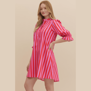 Pink Stripe Dress