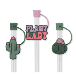 Swig Drinkware Plant Lady Straw Topper Set