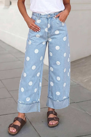 Polka Dot Jeans