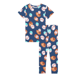 Posh Peanut Children's Pajamas Posh Peanut Short Sleeve Basic Pajama-Homer