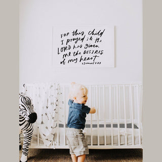 Jenessa Wait Poster: For This Child I Prayed