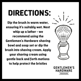 Shave Brush Chrome Handle