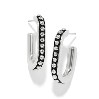 Brighton Women's Earrings Pretty Tough Link Hoop Earrings