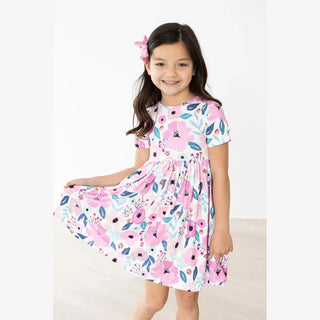 Mila & Rose Kid's Dresses Pretty in Purple Pocket Twirl Dress