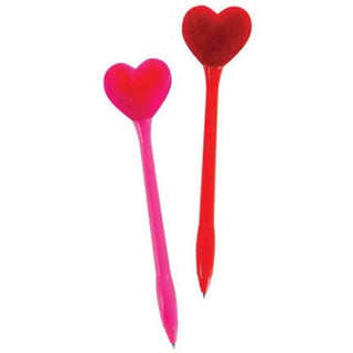 Puffy Velvet Heart Pen