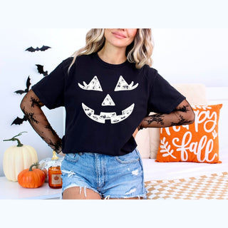 Fox & Owl Women's Tops Pumpkin Lace Tee