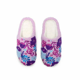 Living Royal Adult Slippers Purple Bloom Slippers